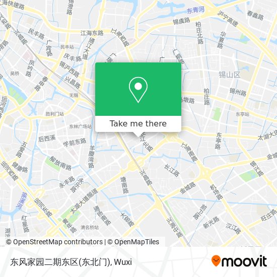 东风家园二期东区(东北门) map