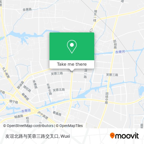 友谊北路与芙蓉三路交叉口 map