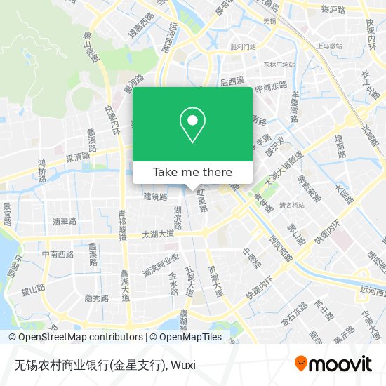 无锡农村商业银行(金星支行) map