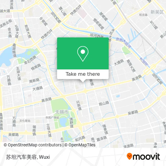 苏坦汽车美容 map