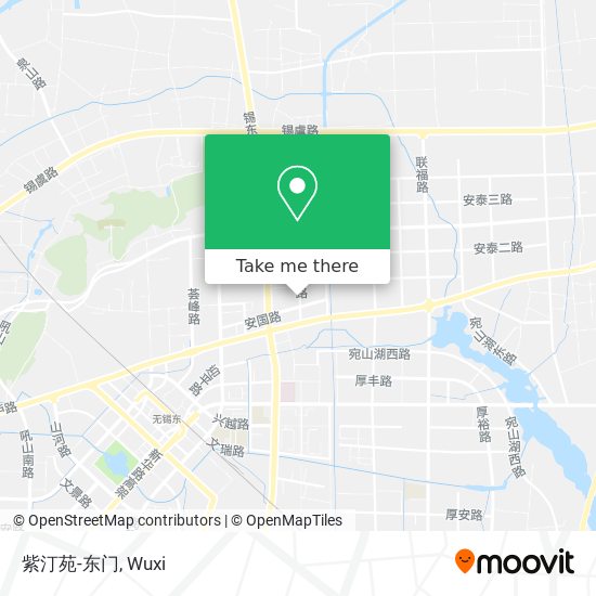 紫汀苑-东门 map