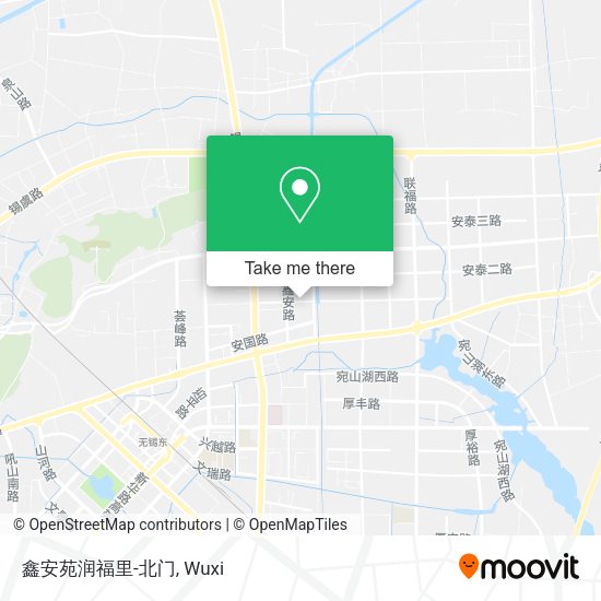 鑫安苑润福里-北门 map