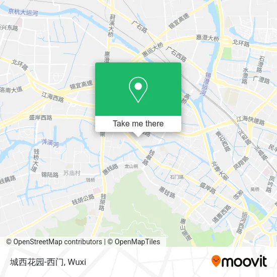 城西花园-西门 map