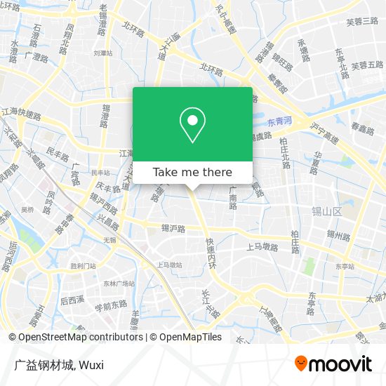 广益钢材城 map
