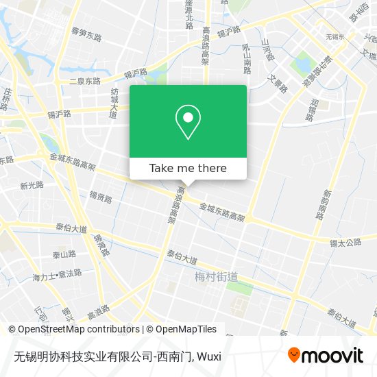 无锡明协科技实业有限公司-西南门 map