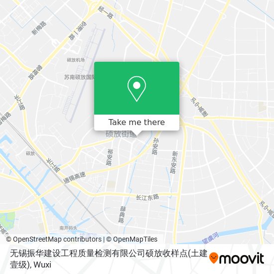 无锡振华建设工程质量检测有限公司硕放收样点(土建壹级) map
