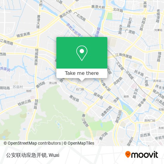 公安联动应急开锁 map