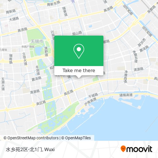 水乡苑2区-北1门 map