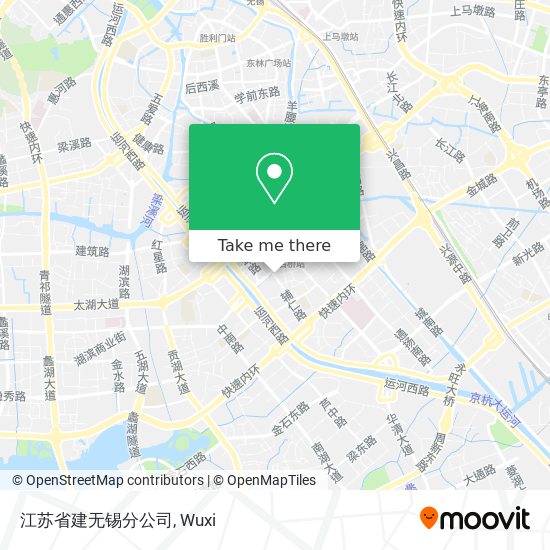 江苏省建无锡分公司 map