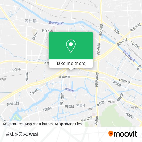 景林花园木 map