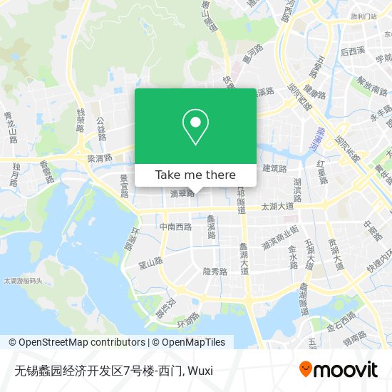 无锡蠡园经济开发区7号楼-西门 map