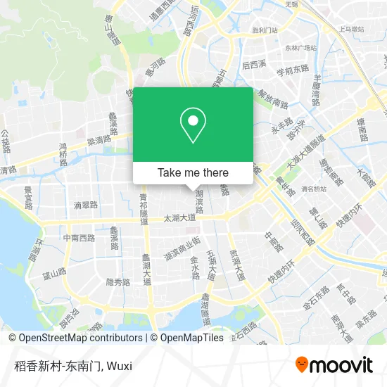 稻香新村-东南门 map