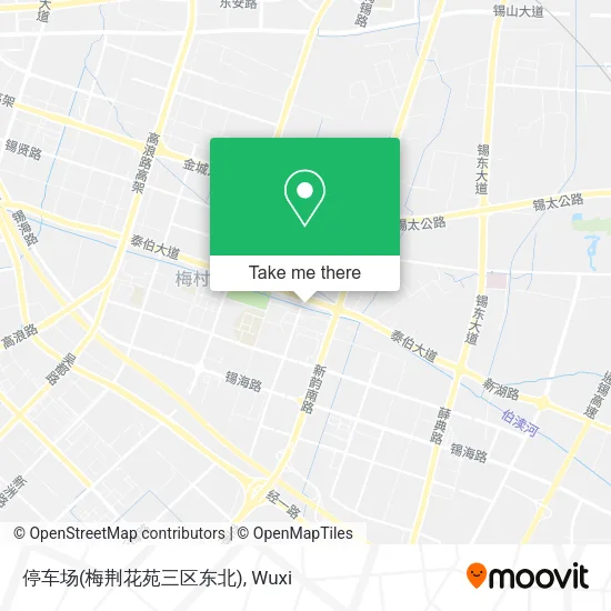 停车场(梅荆花苑三区东北) map