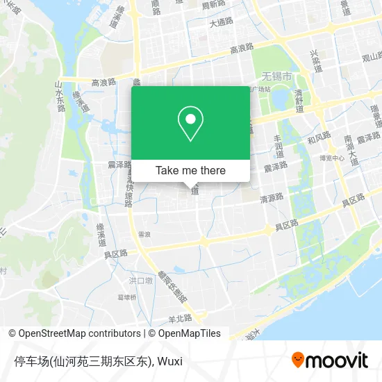 停车场(仙河苑三期东区东) map
