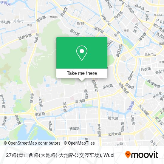 27路(青山西路(大池路)-大池路公交停车场) map