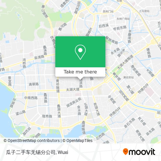 瓜子二手车无锡分公司 map