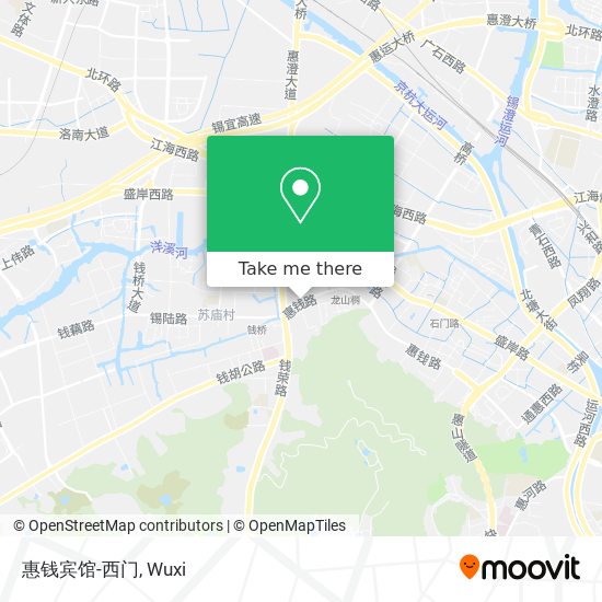 惠钱宾馆-西门 map