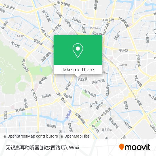 无锡惠耳助听器(解放西路店) map