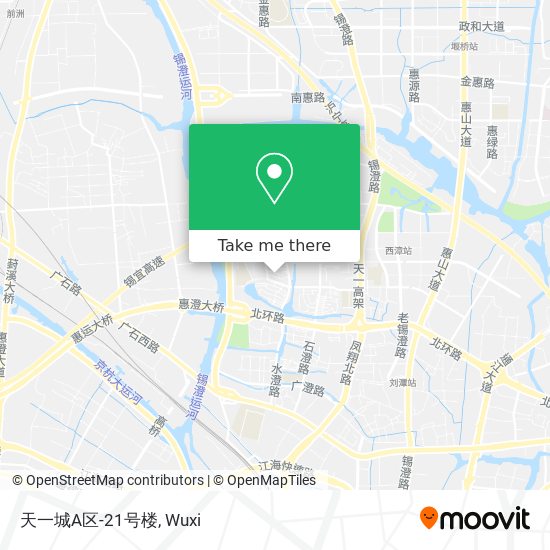 天一城A区-21号楼 map