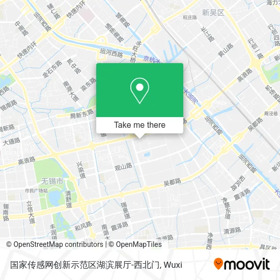 国家传感网创新示范区湖滨展厅-西北门 map