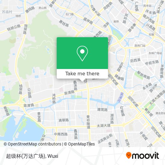 超级杯(万达广场) map