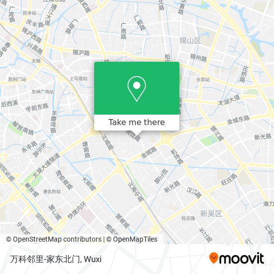 万科邻里-家东北门 map