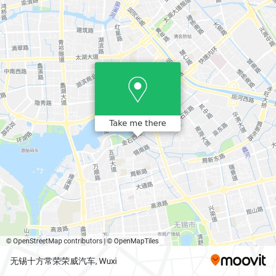 无锡十方常荣荣威汽车 map