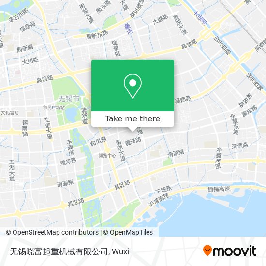无锡晓富起重机械有限公司 map