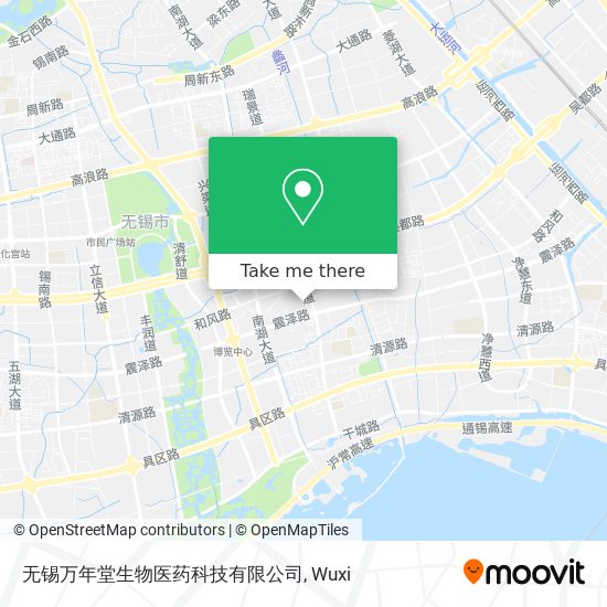 无锡万年堂生物医药科技有限公司 map