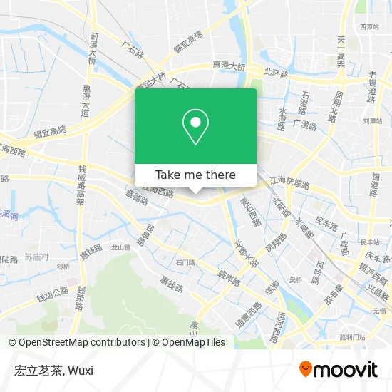 宏立茗茶 map