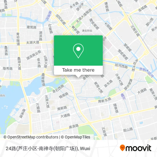 24路(芦庄小区-南禅寺(朝阳广场)) map