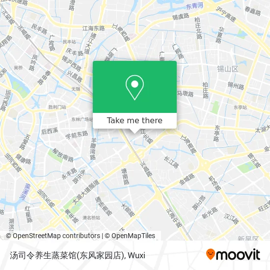 汤司令养生蒸菜馆(东风家园店) map