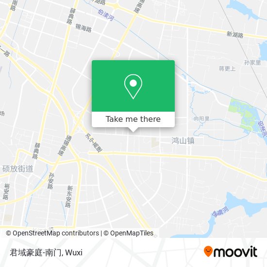 君域豪庭-南门 map
