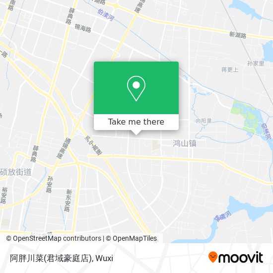 阿胖川菜(君域豪庭店) map