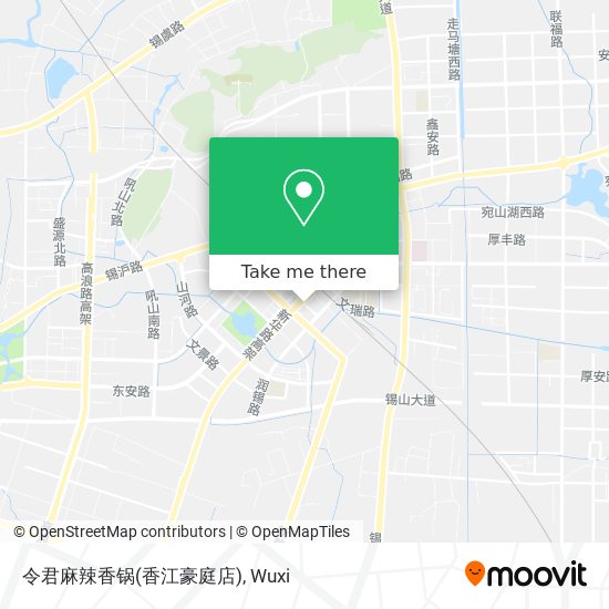 令君麻辣香锅(香江豪庭店) map
