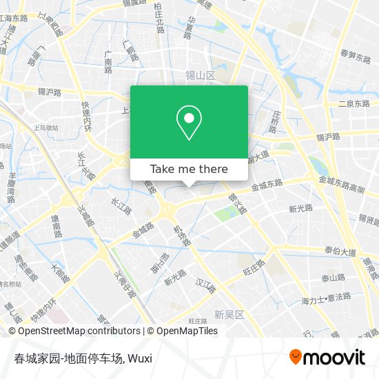 春城家园-地面停车场 map