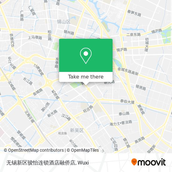 无锡新区骏怡连锁酒店融侨店 map