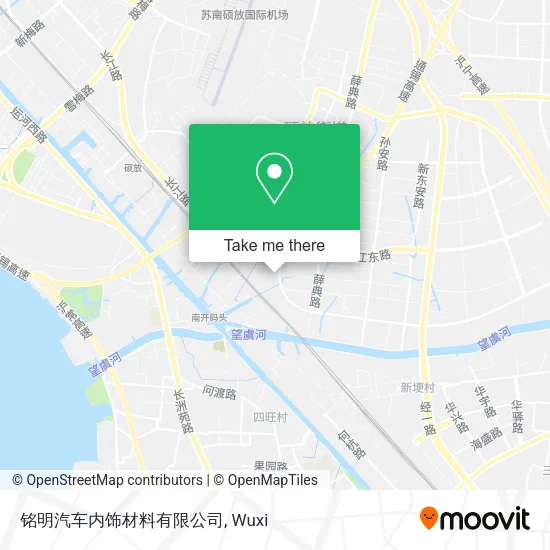 铭明汽车内饰材料有限公司 map