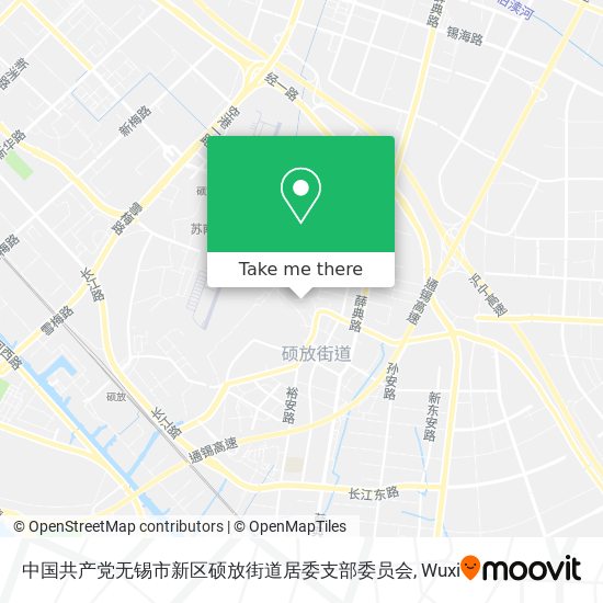 中国共产党无锡市新区硕放街道居委支部委员会 map
