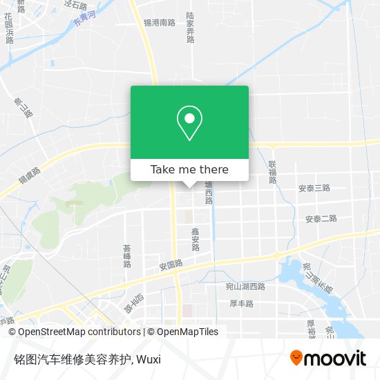 铭图汽车维修美容养护 map