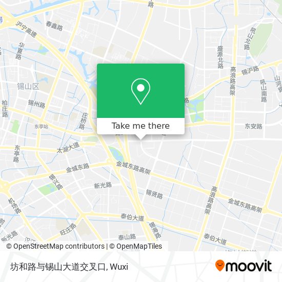 坊和路与锡山大道交叉口 map