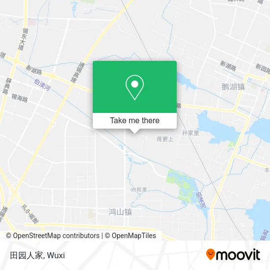田园人家 map