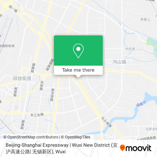 Beijing-Shanghai Expressway | Wuxi New District (京沪高速公路| 无锡新区) map