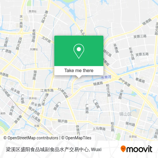 梁溪区盛阳食品城副食品水产交易中心 map