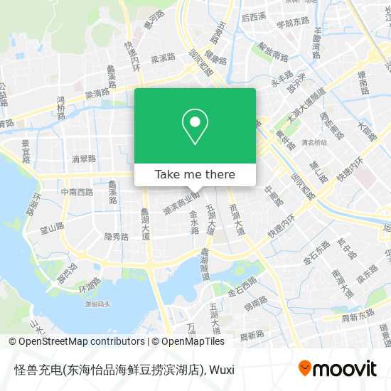 怪兽充电(东海怡品海鲜豆捞滨湖店) map