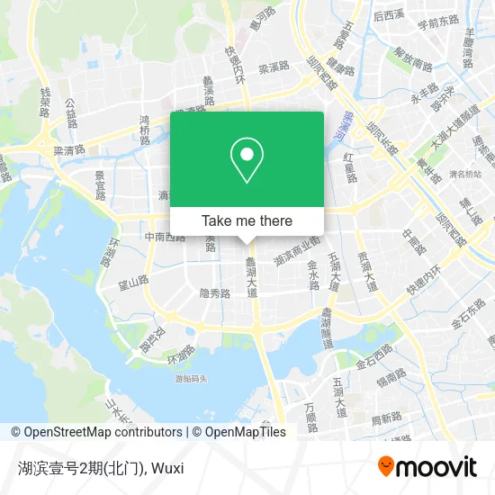 湖滨壹号2期(北门) map