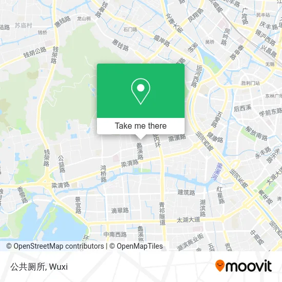 公共厕所 map