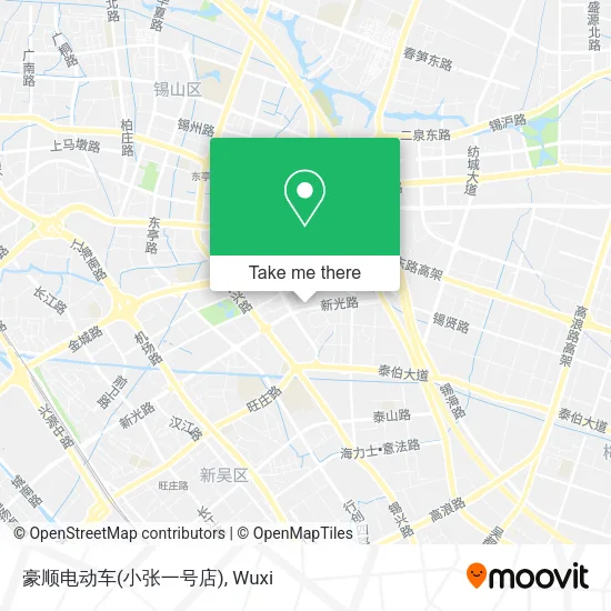 豪顺电动车(小张一号店) map