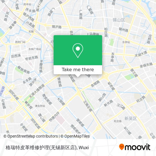 格瑞特皮革维修护理(无锡新区店) map