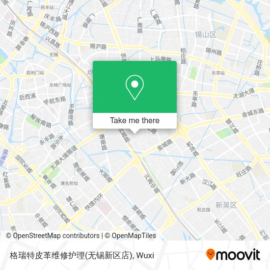 格瑞特皮革维修护理(无锡新区店) map